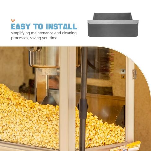 Commercial Popcorn Maker Oil Tray Accessory Stainless Steel Replacement Oil Pan for Popcorn Machine for Maintenance and Repair Compatible Models in Kuwait