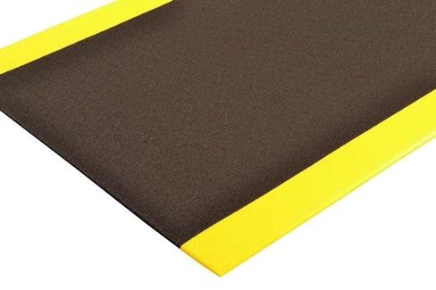 American Floormats Deluxe ComfortFoam 3/8 inch Thickness Grey 2' x 12' Anti-Fatigue Mat in Kuwait