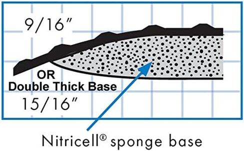 Ultrasoft Diamond Plate Yellow Safety Border 2' x 3 Anti-Fatigue Mat - 9/16" Thickness in Kuwait