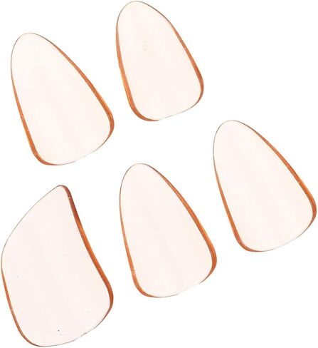 5pcs Large Guzheng Finger Picks Orange Tips Guzheng Accessories for String Protection and Practice for Adult Players in Kuwait