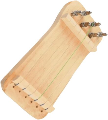 Guzheng Finger Trainer – Portable 6-String Wooden Practice Tool for Beginners, Includes Storage Bag –Compact Size (21x9.5x1.8cm)‌ in Kuwait