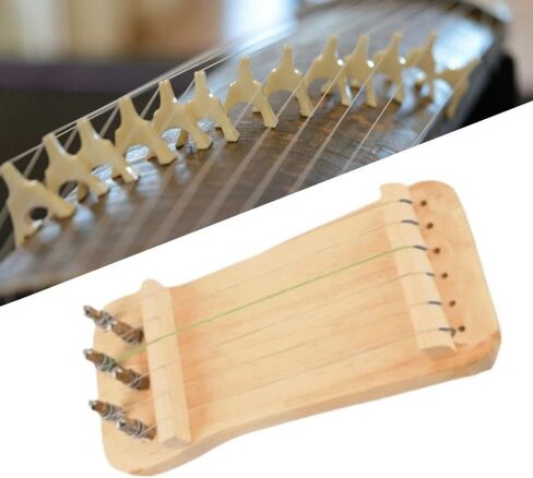 Guzheng Finger Trainer – Portable 6-String Wooden Practice Tool for Beginners, Includes Storage Bag –Compact Size (21x9.5x1.8cm)‌ in Kuwait