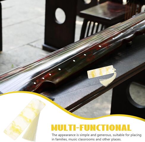 Guzheng Nail Storage Board Yellow Fingertip Protector Reusable Nail Winding Plate for Guzheng and Pipa Players in Kuwait