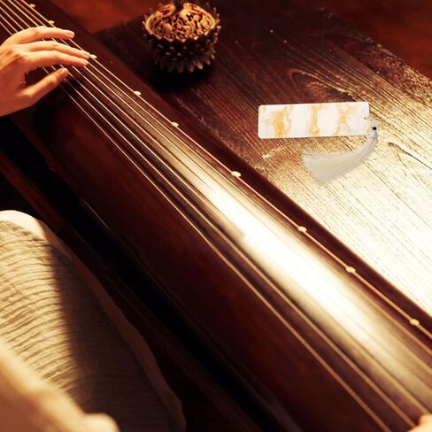 Guzheng Nail Storage Board Yellow Fingertip Protector Reusable Nail Winding Plate for Guzheng and Pipa Players in Kuwait