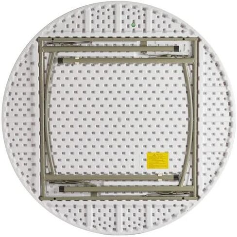 Pack 2! 4' Folding Table Round Folding Table 48 Inch Kitchen Table Foldable Table Folding Desk Folding Card Tables For Adults Round Card Table 4 Foot Folding Tables Portable Bar Table For Party in Kuwait