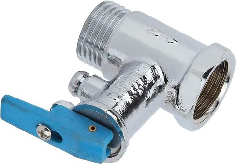 0.8Mpa G1/2" Electric Water Heater Valve,Thickening Durable Brass Pressure Relief Check Valve with Blue Handle 2.2In in Kuwait