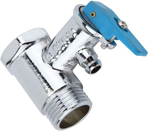 0.8Mpa G1/2" Electric Water Heater Valve,Thickening Durable Brass Pressure Relief Check Valve with Blue Handle 2.2In in Kuwait