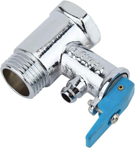 0.8Mpa G1/2" Electric Water Heater Valve,Thickening Durable Brass Pressure Relief Check Valve with Blue Handle 2.2In in Kuwait