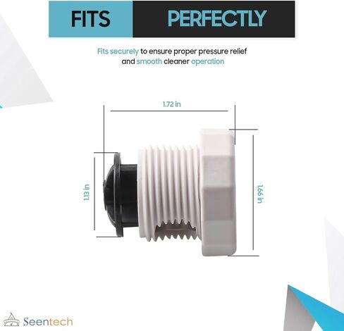 Seentech 9-100-9002 Pressure Relief Valve Replacement Kit Compatible with Polaris 180, 280, 380 Pool Cleaners – Automatic Pool Cleaner Pressure Relief Valve Repair Kit in Saudi Arabia