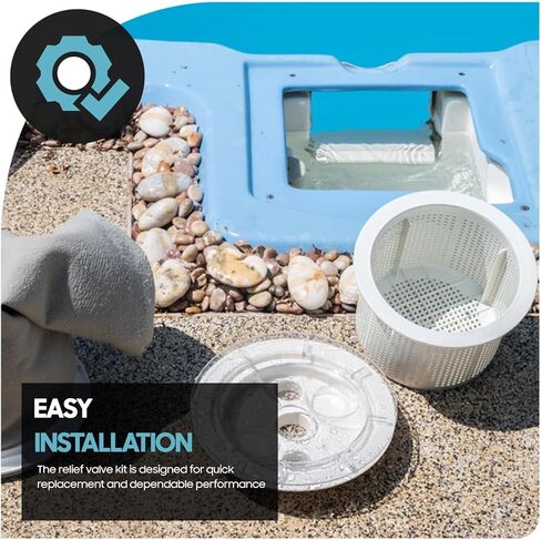 Seentech 9-100-9002 Pressure Relief Valve Replacement Kit Compatible with Polaris 180, 280, 380 Pool Cleaners – Automatic Pool Cleaner Pressure Relief Valve Repair Kit in Saudi Arabia