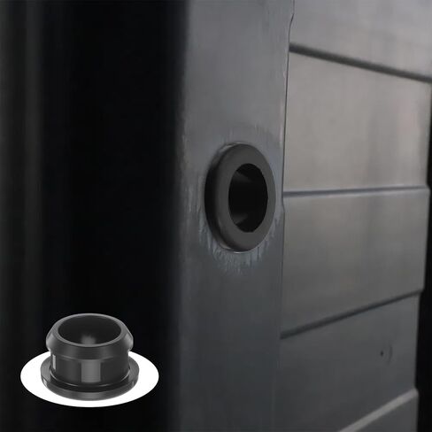 Rubber Grommets 10 PCS 3/4″ Drill Hole, 5/8″ ID Silicone Rubber Top Hat Grommets Waterproof for Wiring Automotive Firewall Hole Plug Wire Cable Protector Gasket for Tubing in Hydroponic Irrigation in Kuwait