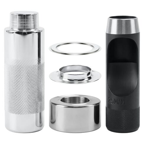 1 Inch Grommet Tool Kit – Upgraded Heavy Duty Razor Sharp Punch Cuts Clean in One Strike, No Dull Impact, Pro Grommet Setter, Includes 20 Copper Grommets, for DIY, Leather & Tarps in Kuwait