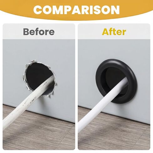 4 Pcs 1.5" Rubber Grommet for Wiring 1.5 Grommet Rubber for Drill Hole Plugs Wires Cables Hoses Cords Protection Metal Electric Box in Saudi Arabia