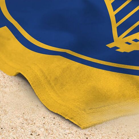 منشفة شاطئ من الألياف الدقيقة كبيرة الحجم من Northwest NBA Golden State Warriors، 40 × 72 بوصة - سريعة الجفاف، مقاومة للرمال، خفيفة الوزن، عالية الامتصاص، تصميم مرتفع in Saudi Arabia