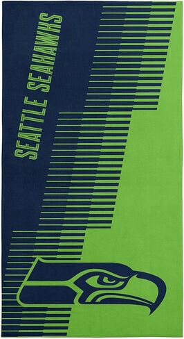 NORTHWEST Seattle Seahawks NFL Progression Jacquard Beach Towel 36 x 72 Inches in Saudi Arabia