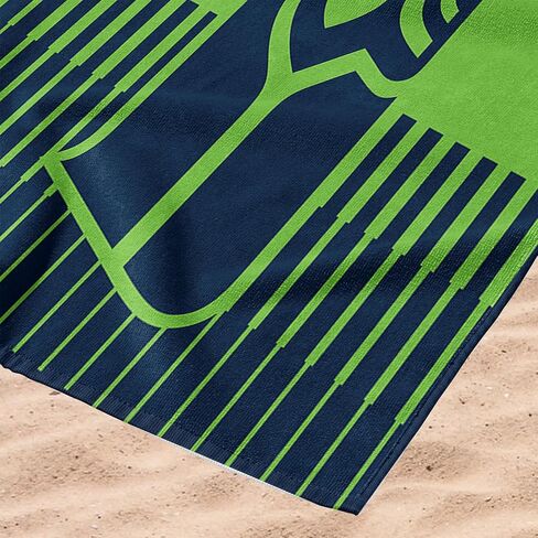 NORTHWEST Seattle Seahawks NFL Progression Jacquard Beach Towel 36 x 72 Inches in Saudi Arabia