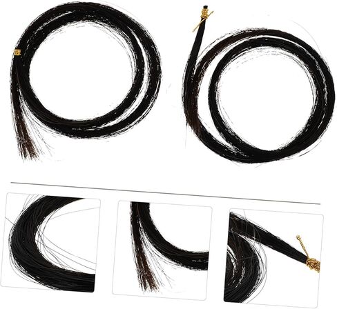 3pcs Bundles Hair for Bow Accessories String Parts for Students Beginners for Musicians Smooth Delicate Touch in Saudi Arabia