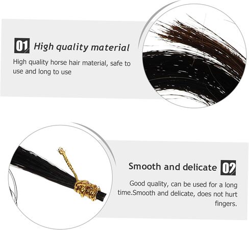 3pcs Bundles Hair for Bow Accessories String Parts for Students Beginners for Musicians Smooth Delicate Touch in Saudi Arabia