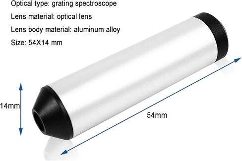 Grating Gemological Spectrometer, Handheld Diffraction Spectroscope, Compact Size and Easy to Use, for Gemological Testing, Antique, Jewelers, Fairs, Gemstone Identification in Saudi Arabia