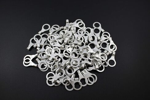 14-16 Gauge 100 PK Uninsulated/Non Insulated Ring 5/16 Terminal Connector URB516 in Kuwait