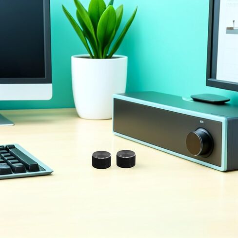 BESTYASH 2pcs 25x15mm Knurled Aluminum Alloy Bass Potentiometer Knobs with Dome Flat Top, Metal Guitar and Bass Volume Control Knobs for Audio Amplifier and Mixer in Kuwait