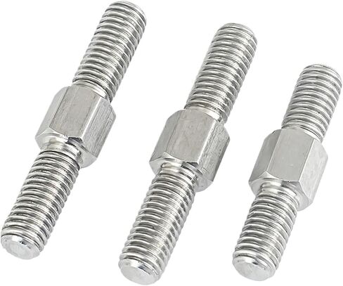 Double End Threaded Screw Rod M4 Left and Right Thread Double End Thread Rod 304 Stainless Steel Positive and Negative Thread Bar Stud Bolts Screw(M4x60mm-2pcs) in Saudi Arabia