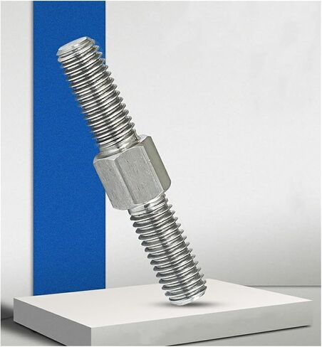 Double End Threaded Screw Rod M4 Left and Right Thread Double End Thread Rod 304 Stainless Steel Positive and Negative Thread Bar Stud Bolts Screw(M4x60mm-2pcs) in Saudi Arabia