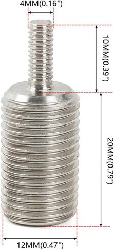 Double End Threaded Screw Rod Gear Shifter Adapter Iron Metal M12x1.25 Gear Shifter Adapter Screw in Saudi Arabia