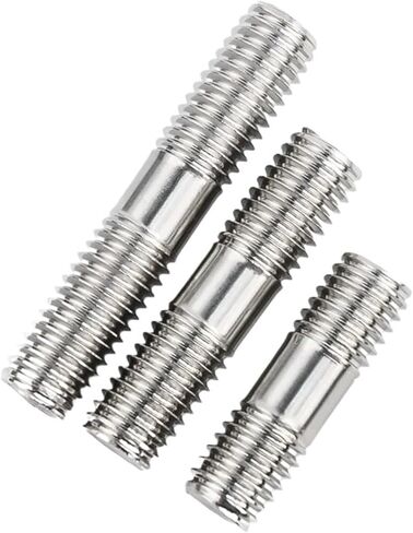 نهاية مزدوجة الخيوط برغي قضيب 20/50 قطعة M3 الفولاذ المقاوم للصدأ نهاية مزدوجة الخيوط المسمار مقطوعة الرأس موضوع مزدوج ترصيع الترباس M3 * 16/20/25 // 30 مللي متر (16 مللي متر ، 20 قطعة M3) in Kuwait