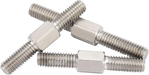 Double End Threaded Screw Rod M16 Left and Right Thread Double End Thread Rod Positive and Negative Thread Bar Stud Bolts Screw 304 Stainless Steel(M16x150mm-1pcs) in Saudi Arabia