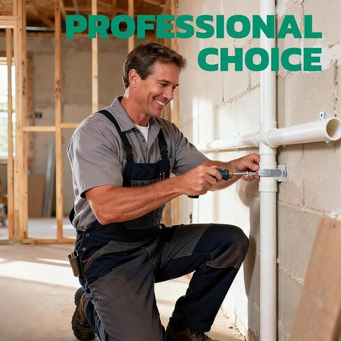 OURU 4pcs 3 Inch PVC Pipe Straps, 2-Hole Plastic Pipe Clamp, Conduit Clamp for Reinforcing Pipes, Conduits and Tubes in Kuwait