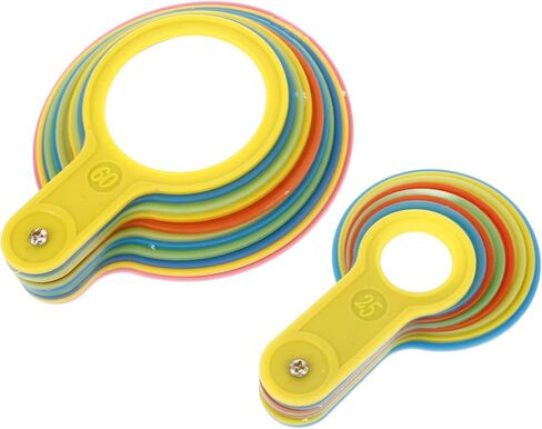 2 Sets High Precision Fruit Measuring Rings with Gauges for Pears and Other Fruits for Consistent Grading and Easy Measurement in Saudi Arabia