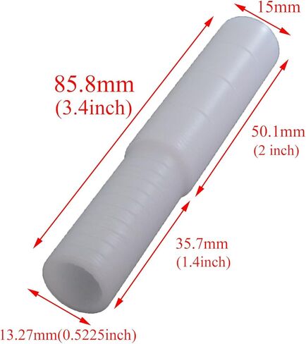 2PCS Golf Club Shaft Extensions Putter Shaft Extension Shaft Extensions for Golf Clubs White 0.5225 "Putter Extension for Iron/Wood Golf Repairs in Saudi Arabia