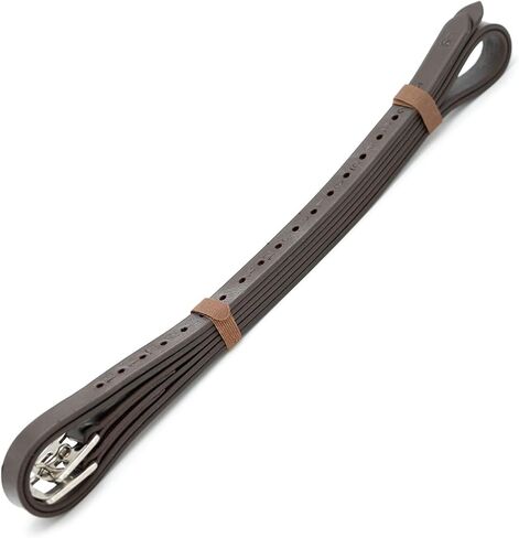 Jeffers Uniquely English Stirrup Leathers for Horses - Premium Leather, Adjustable, Durable, Comfortable, Numbered Holes for Easy and Precise Adjustment, Dressage Equestrian Essentials in Kuwait