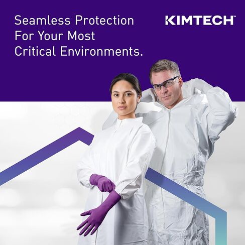 Ansell Kimtech™ Purple Nitrile™ Exam Gloves (55081), 5.9 Mil, Ambidextrous, 9.5", Small, 100 Nitrile Gloves/Box in Kuwait