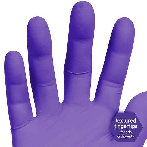Ansell Kimtech™ Purple Nitrile™ Exam Gloves (55081), 5.9 Mil, Ambidextrous, 9.5", Small, 100 Nitrile Gloves/Box in Kuwait