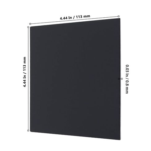 4 Pack Anodized Aluminum Sheets, 4.5 x 4.5 x 1/32 Inch Black Aluminum Engraving Blanks for Engraving, Crafting, Home Decoration in Saudi Arabia