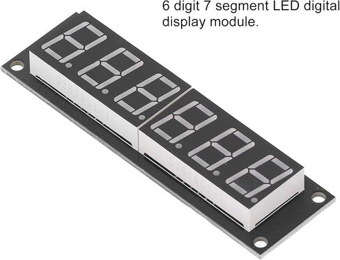 2 قطعة وحدة عرض أنبوب الرقمية LED 6 أرقام 7 قطعة وحدة عرض 0.56in TM1637 محرك رقاقة الأحمر ملحق in Saudi Arabia