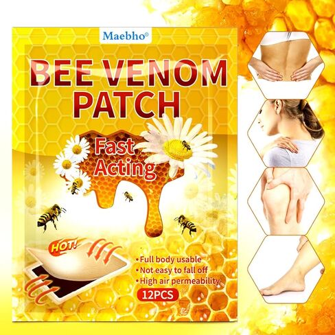 60 قطعة من رقعات تسخين سم النحل للركبة، 5 عبوات من رقعات تسخين لاصقة للظهر والرقبة والكتف in Kuwait