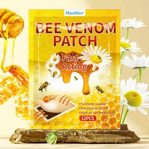 60 قطعة من رقعات تسخين سم النحل للركبة، 5 عبوات من رقعات تسخين لاصقة للظهر والرقبة والكتف in Kuwait