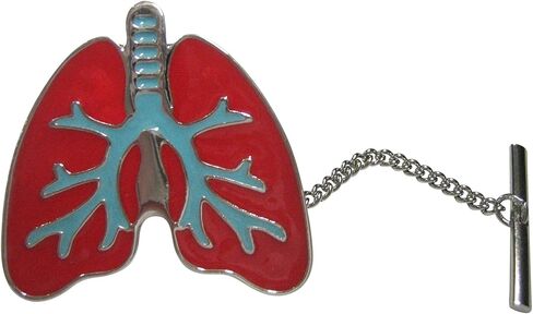 Colorful Anatomical Medical Pulmonary Lung Tie Tack in Saudi Arabia