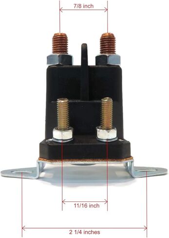 The ROP Shop | Starter Solenoid w/ 2 Hole Bracket for Snapper 7075622 7075622SM 75622 Tractors in Kuwait