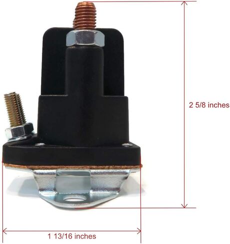 The ROP Shop | Starter Solenoid w/ 2 Hole Bracket for Snapper 7075622 7075622SM 75622 Tractors in Kuwait