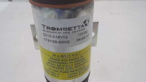Trombetta D610-A15v12, Coil Pull Solenoid, 12V D610-A15v12 in Saudi Arabia