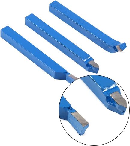 11 Piece Lathe Tools Set, Premium Stainless Steel and Cemented Carbide, High Performance, Precise Cuts, Versatile Compatibility for Machining Projects in Saudi Arabia