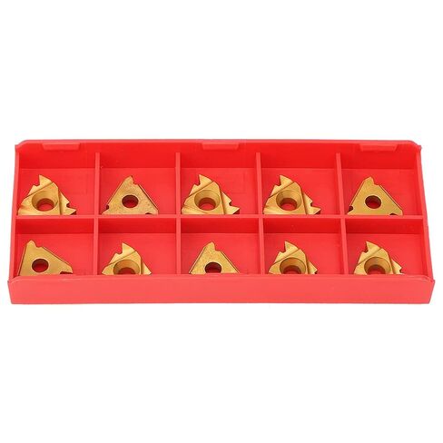 Carbide Turning Inserts 10 Pack Premium Durability High Hardness Steel Cast Iron Stainless Steel Aluminum CNC Lathe Tool Replacement in Saudi Arabia
