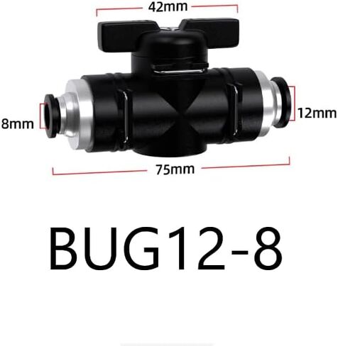Reducing BUG Manual Valve, Pneumatic Pipe Valve,(1PCS) (BUG6-4) in Kuwait