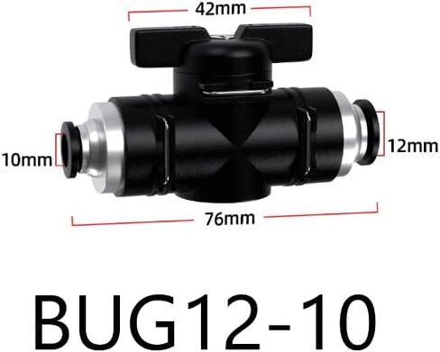 Reducing BUG Manual Valve, Pneumatic Pipe Valve,(1PCS) (BUG6-4) in Kuwait