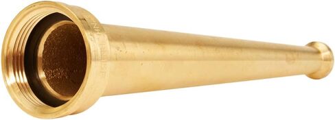 Brass 1 1/2" Smooth Bore Fire Nozzle (NH) in Kuwait
