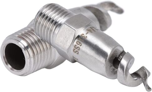 Stainless Steel Spiral Nozzle 2Pcs 120 Wide Angle Spray Nozzle with 1/4in Thread for Cooling Desulfurization Fire Fighting in Kuwait